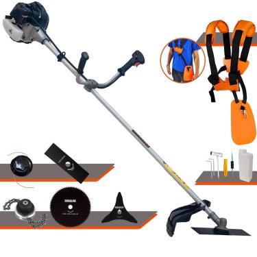 Imagem de Roçadeira Cg430-b 43cc 1,7hp Anmax Com 5 Opções De Cortes