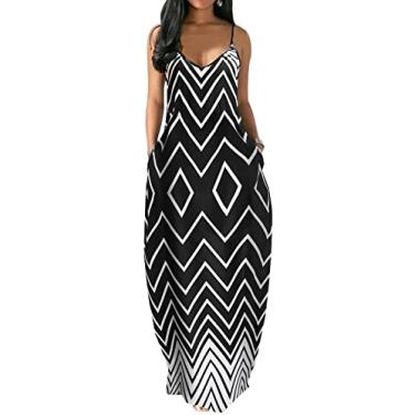 Imagem de Saída de praia sexy feminina casual transparente de malha de crochê vestido de verão, Preto, XX-Large