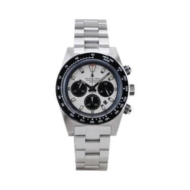 Imagem de Relógio Cronógrafo Masculino Tático Luminoso Verde 41mm À Prova D'Água