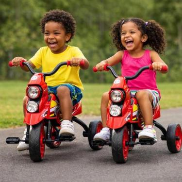 Imagem de Triciclo Infantil Estilo Moto - Vermelho - UNITOYS
