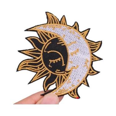 Imagem de Patch Bordado De Gato Borboleta Tigre Estilo Punk Termocolante Para Ro