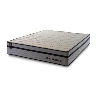 Imagem de Colchão C/ Molas Ensacadas Preston Queen 158x198x33 Cinza