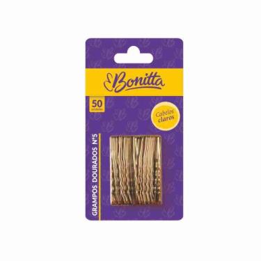 Imagem de Mb grampos n.5 blister c/50 dourado - BONITTA