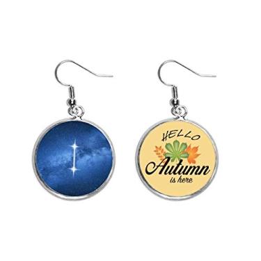 Imagem de Brinco de folha de outono Calm Just Beautiful Lucky Stars Ear Pendente