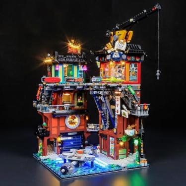 Imagem de BRIKSMAX Kit de luz 2.0 para Lego Ninjago City Workshops - Iluminação LED inovadora compatível com Lego Disney 71837 - Conjunto Lego não incluído
