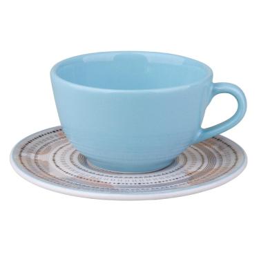 Imagem de Xícara de Chá 200ml com Pires Gaya Celeste Unni