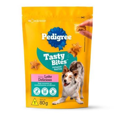 Imagem de Petisco Tasty Bites Pedigree Sabor Leite Delicioso 80g