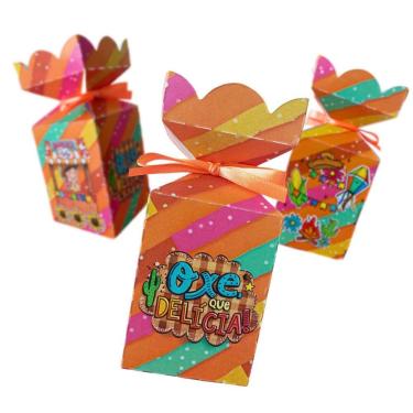 Imagem de 20 Caixinhas Lembrancinhas Festa Junina - 20 Meia Bala