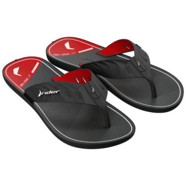 Imagem de Chinelo Masculino Rider Street Duo Plus 12505, Preto, 41/42