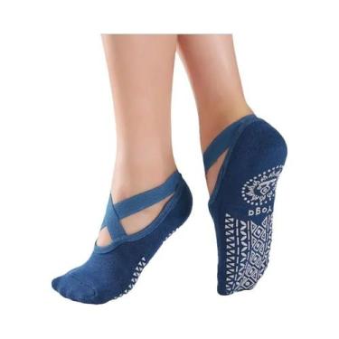 Imagem de Meias Antiderrapantes E Respiráveis Para Pilates E Yoga Para Mulheres,