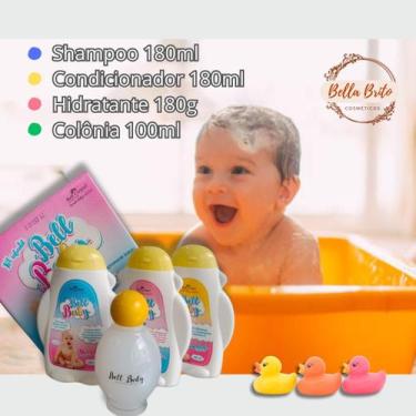 Imagem de Kit Infantil Bell Baby da Bell Corpus 4 Itens Shampoo Condicionador Hi