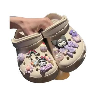 Imagem de Pingentes De Sapato Hello Kitty Kuromi Cinnamoroll Para Sandálias, Chi