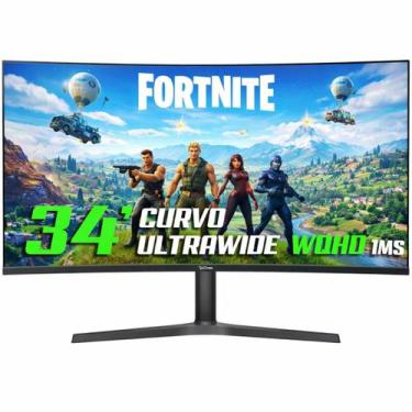 Imagem de Monitor gamer hyper wide duex 34 wquadhd dxpro340p hdr 180hz curvo pre