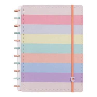Imagem de Caderno Inteligente Grande Arco Íris Pastel 140 Folhas CIGDP5060 - CI 