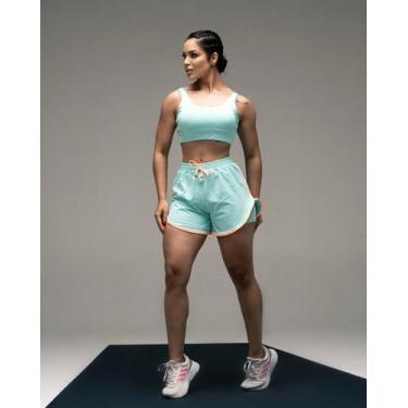 Imagem de Conjunto short duplo donna linha premium - IPUSH!, Azul turquesa, M