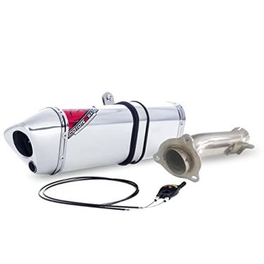 Imagem de Escape/Ponteira Coyote Modelo TRS 2 Way + Mais em Alumínio - CB 500 F/R/X ano 2014 até 2019 - Polido