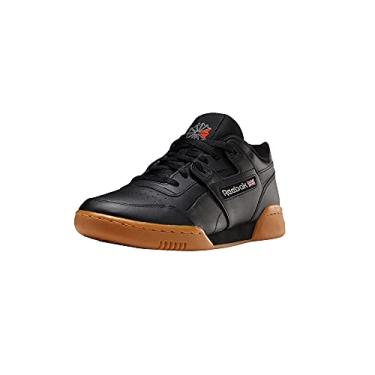 Imagem de Reebok Tênis masculino Workout Plus, Preto/Carbono/Vermelho Clássico, 40