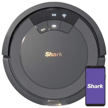 Imagem de Aspirador de Pó Robô ION, com Wi Fi, controle de Voz e multifunção, preto, 110v, SHARK AV753, Preto