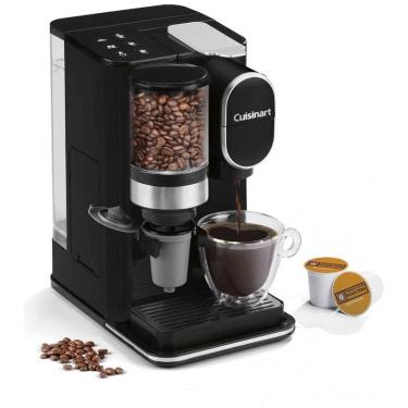 Imagem de Cafeteira Elétrica 2 Expresso com Moedor Instantaneo e Reservatório 1.4L, 110v, CUISINART DGB 2, Preto