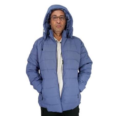Imagem de Bobojaco Masculino Jaqueta Peluciada Estilo e Conforto Plus Size - Sol