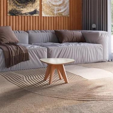 Imagem de Mesa de Centro 65cm MDF Off White/Freijó - Dallacosta