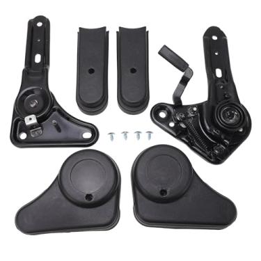 Imagem de GRCFUMO 0 a 150 graus de ângulo de assento laminado a frio, precisão da dobradiça do banco do carro, alavanca de alça de reclinável de traseiro sólido para o caminhão de trailer