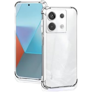 Imagem de Capa Capinha Com Bordas Anti Impacto Para Redmi Note 13 Pro 5G Tela de 6,67 Polegadas - (Bluepink)