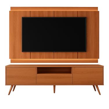 Imagem de Rack Bancada com Painel para Tv de até 75" com Led Tina