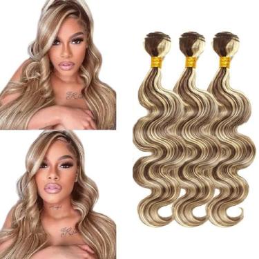 Imagem de Pacotes de cabelo DiexRlamx Highlight P4/613 Body Wave 300g
