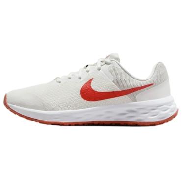 Imagem de Nike Tênis infantil Revolution 6 branco / vermelho tamanho 6 criança grande
