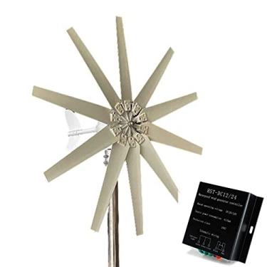 Imagem de 0-3000W Gerador de turbina eólica horizontal, com MPPT Controller 3KW 12V 24V 48V Alternador Free Energy Windmill for Home Farm,220v