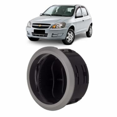 Imagem de Difusor De Ar Central E Lateral Ld/le Prata Celta 07/15 Com Suporte