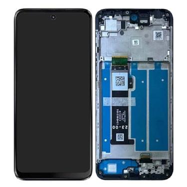 Imagem de Avvood Para Motorola Moto G Play 2024 5G XT2413 XT2413-1 XT2413-2 XT2413V XT2413-3 Display LCD Touch Screen Digitalizador Assembléia com substituição de moldura, 6,5 polegadas