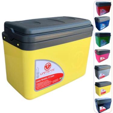 Imagem de Caixa térmica Cooler 7,5L Alça Tampa bandeja Floripa Unitermi Cerveja 