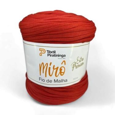 Imagem de Fio De Malha Extra Premium Miro 25mm 140m Vermelho - Mirô