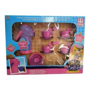 Imagem de Kit Xícara Chazinho Infantil Café Com Bolinho Nig Brinquedos