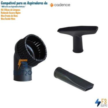Imagem de Kit de 3 Bicos para Aspiradores de Pó Cadence Modelos na Descrição - V