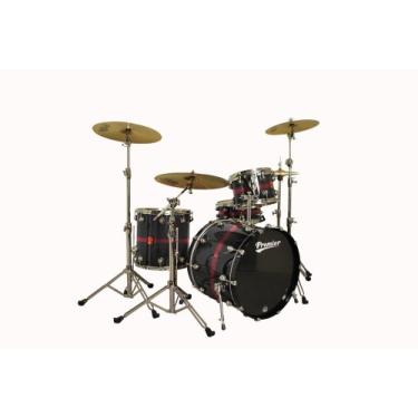 Imagem de Premier Drums Genista Series 4289977BRX 4 peças Maple Modern Legend pacote com 22 conchas, bateria (Blaze Sparkle Lacquer)