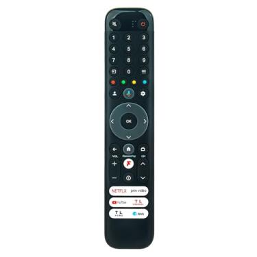 Imagem de Allimity Controle remoto substituído por voz adequado para TCL Android Smart TV 43C645K 50C645K 75C645K 85C645K 55C645K 65C645K Controlador RC833-GUB2 RC833-GUB2 RC833 GUB2 RC833GUB2