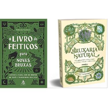 Imagem de Kit 2 livros O livro de feitiços para novas bruxas + Bruxaria Natural - Um guia prático para a Magia de plantas Cristais