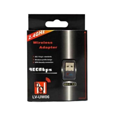 Imagem de Adaptador Receptor Wireless Usb Wifi 900mbps 2.4ghz Pc Note - Arcanjo 