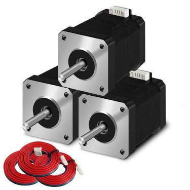 Imagem de Motor de passo iMetrx Nema 17 42-48mm 1.5A-3.8V 2 fases 4 fios