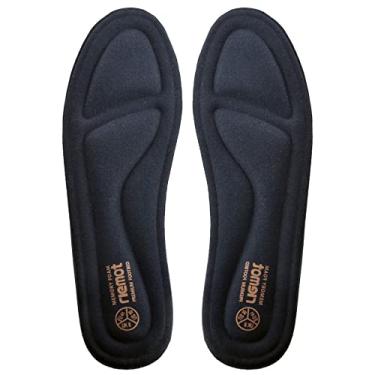 Imagem de Palmilha de espuma de memória masculina da Riemot, palmilha interna de substituição super macia para tênis de corrida, botas de trabalho, acolchoamento confortável, inserção de sapatos marinha 37
