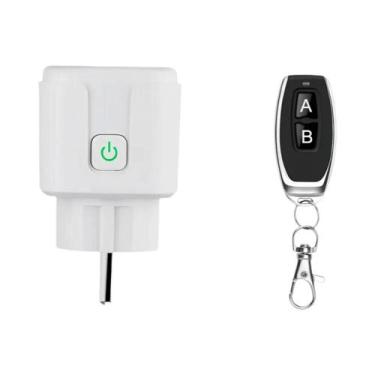Imagem de Interruptor De Tomada Inteligente Sem Fio Com Controle Remoto, 220V 40