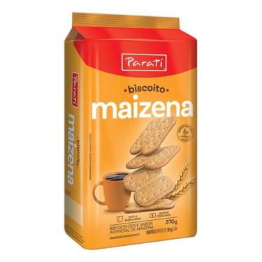 Imagem de Kit c/ 3 Biscoito Maizena Parati Pacote 370g