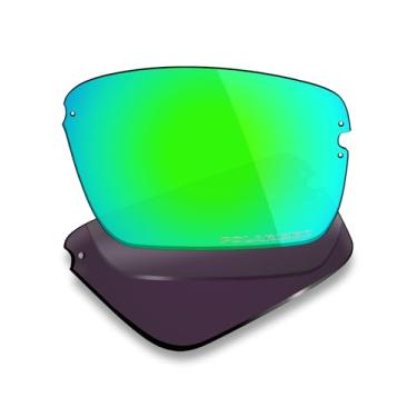 Imagem de Mryok Lentes de reposição ultra polarizadas para óculos de sol Costa Del Mar Galveston, HD Polarized, proteção UV, resistente a impactos e ajuste perfeito - Verde esmeralda