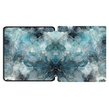 Imagem de Yzlvigrous Capa para Kindle Oasis 9/10ª Geração 2017/2019, Modelo: CW24WI/S8IN4O, TPU de 7 Polegadas TPU Tampa de Casca Traseira com Recurso de Vigília do Sono Automático