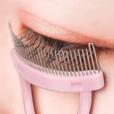 Imagem de Pente de cílios abaixo de US $5, ferramenta separadora de cílios de metal para rímel, ferramenta de pincéis cosméticos, 2 pincéis de cílios para mulheres