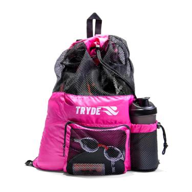 Imagem de Mochila sacola rosa 40L Tryde Transporte Molhados