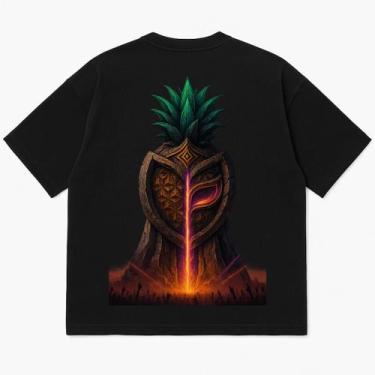 Imagem de Camiseta Oversized Premium 100% Algodão com Estampa DTF - Conforto e E